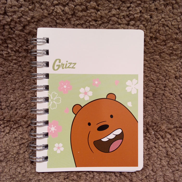 We Bare Bears Wirebound Book (Small) Grizz