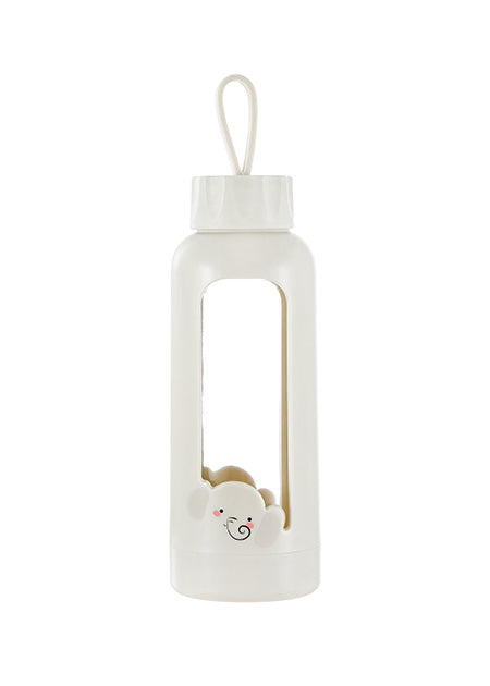 Miniso Cute Pet Series Plastic Glass Bottle 300mL(Elephant)