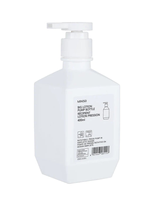 MINISO LARGE PRESS-TYPE LOTION CONTAINER 400ML