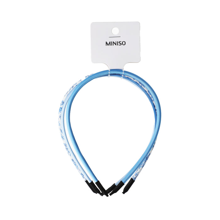 Miniso Fashion Thin Hair Hoop (3 pcs, Blue)