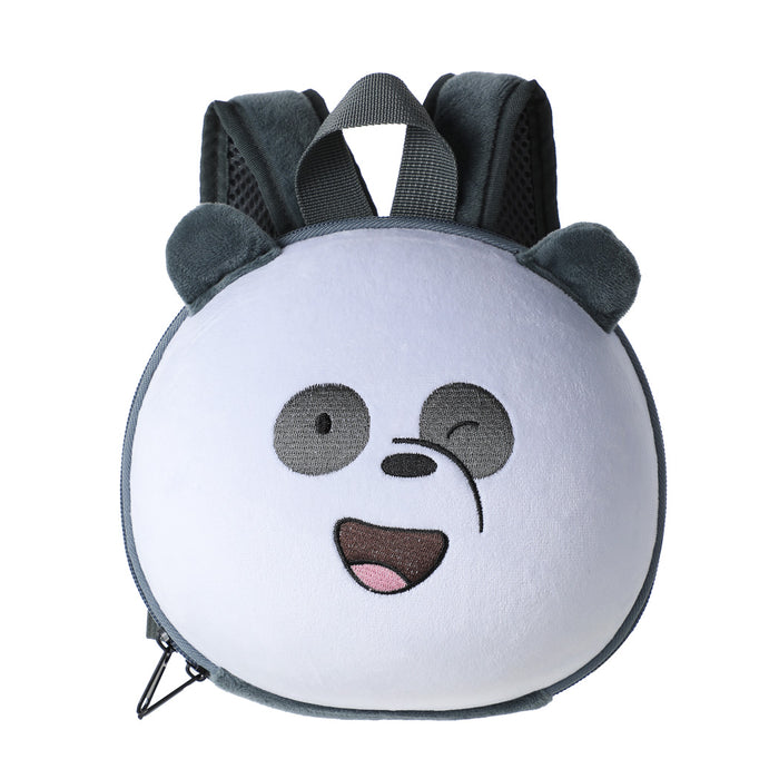 Miniso We Bare Bears Baby Collection Lightweight & Shock-resistant Backpack (Black)