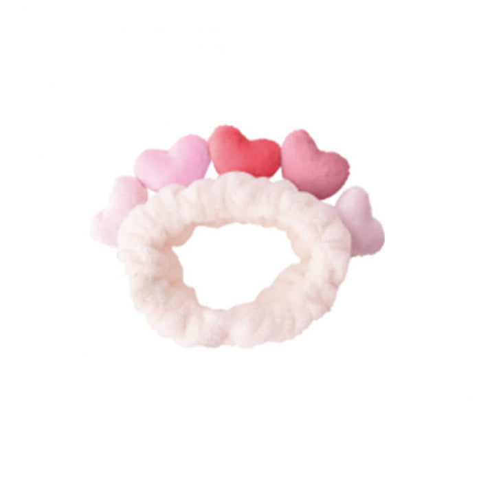 Miniso Pink Romance Series Plush Headband (Heart)