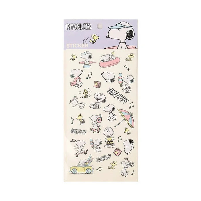 Miniso Snoopy Stickers summer travel collection