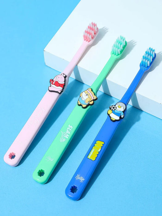 MINISO Mini Family Sports Lovely Toothbrushes for Kids (3 pcs)