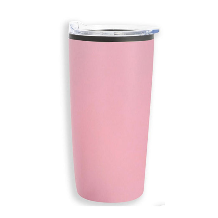 Miniso Solid Color Stainless Steel Tumbler for Car (500mL, Pink)