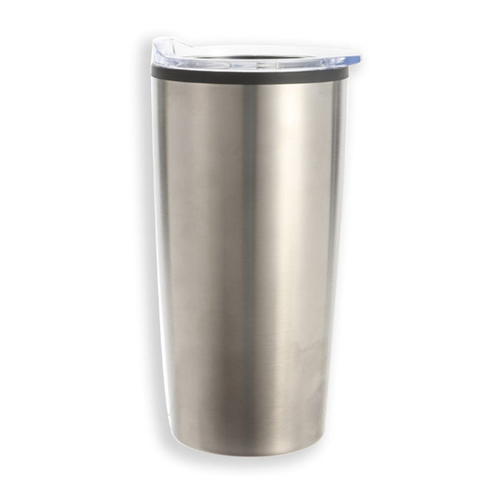 Miniso Solid Color Stainless Steel Tumbler for Car (500mL, Metallic)