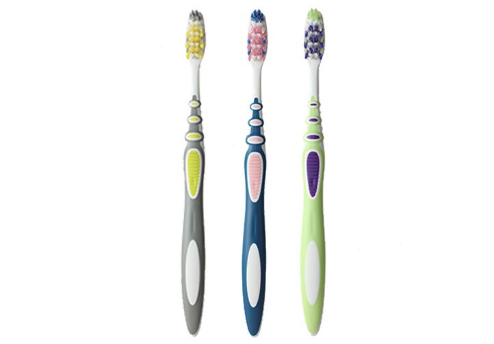 Miniso 3D All-in-One Toothbrushes with Tongue Scraper (3 Count)