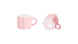 Miniso Paw Paw Collection Pink Ceramic Cup 310 ml