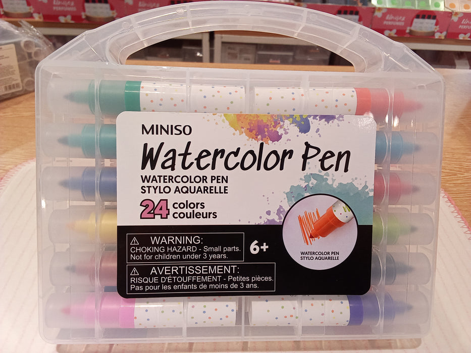 Miniso Watercolor Markers set (24 colors)