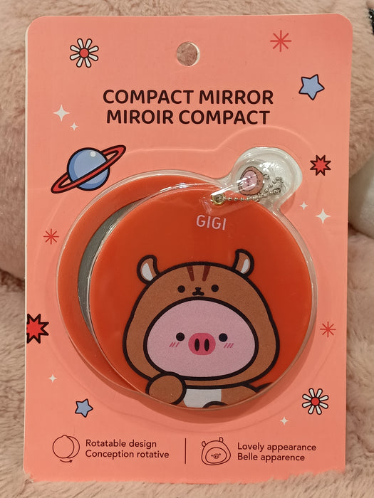 Miniso Animal Cosplay Day Compact Mirror (GIGI)