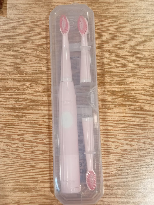 Miniso Toothbrush with 3 Brush Head (Pink)