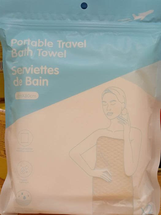 Miniso Portable Travel Bath Towel 2pcs