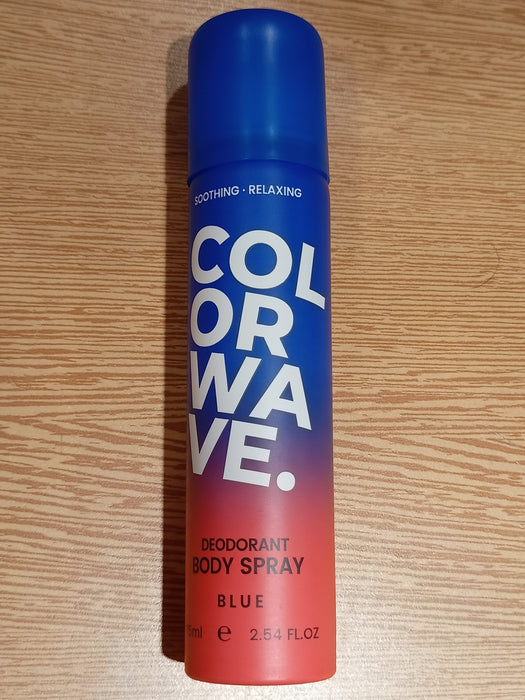 Miniso Color Wave Deodorant Body Spray (Blue)