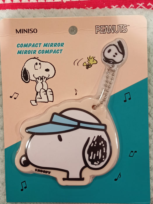 Miniso Snoopy Summer Travel Collection Compact Mirror