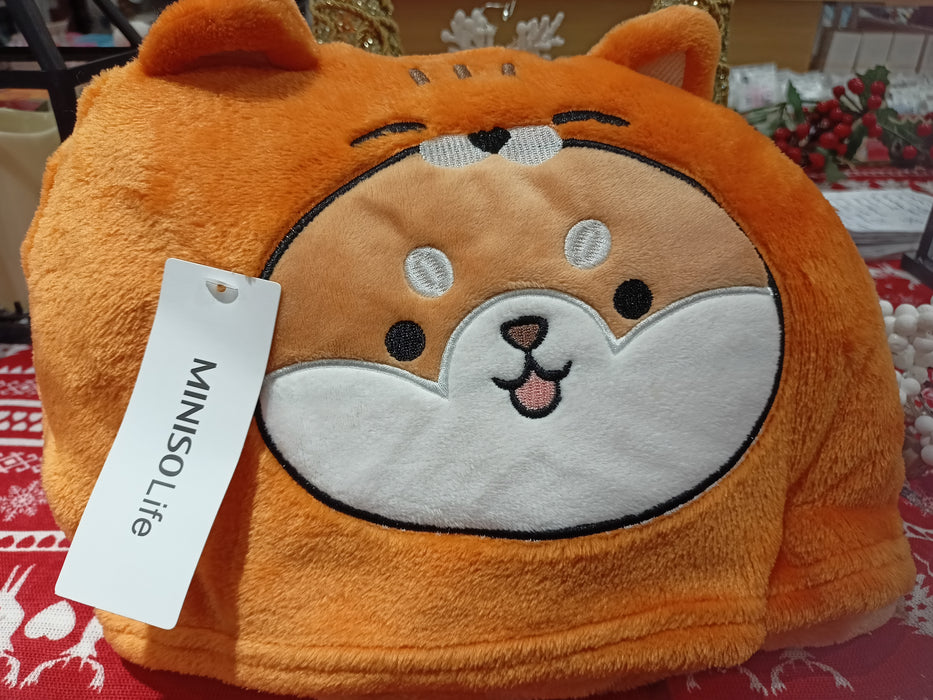 Miniso Animal Cosplay Day Blanket with Hat (Pickle)