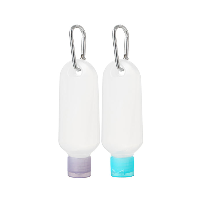Miniso PE Squeeze Tubes with Carabiner (50ml，2 pcs)