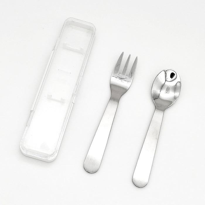 Miniso Spoon and Fork Kit (2 Piece Kit)(White)