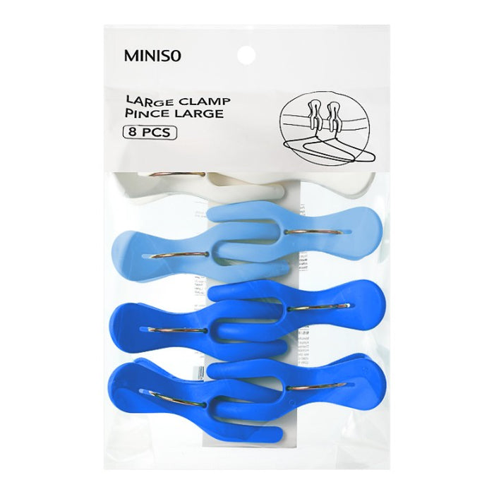 Miniso Blue Series Large Clips (8 pcs)