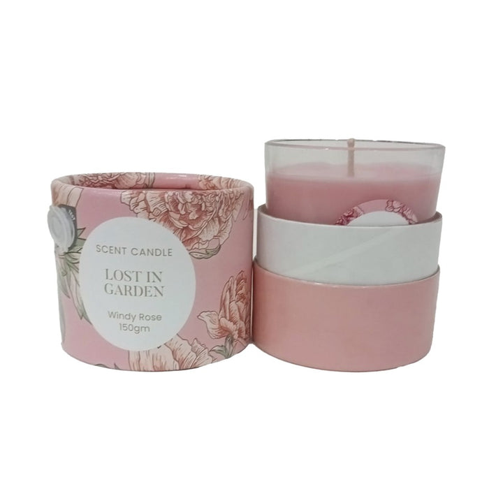 Miniso Lost in Garden Candle 150GM(Windy Rose)