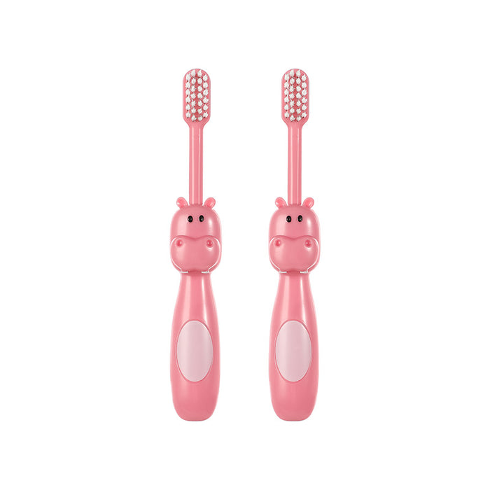 Miniso Little Hippo Soft Bristles Toothbrushes For Kids (2 pcs)