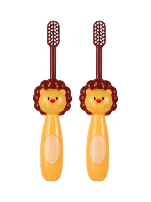 Miniso Little Lion Soft Bristles Toothbrushes For Kids (2 pcs)