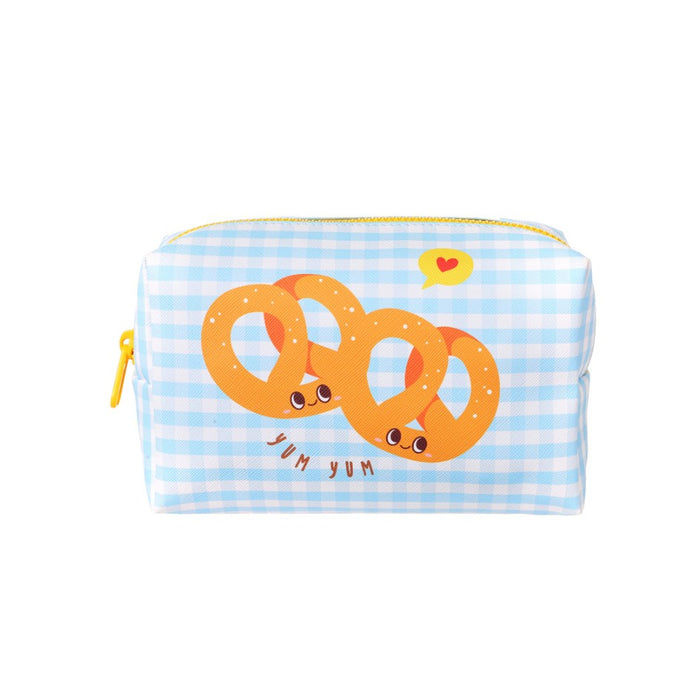 Miniso Happy Foods Collection Cosmetic Bag(Blue)