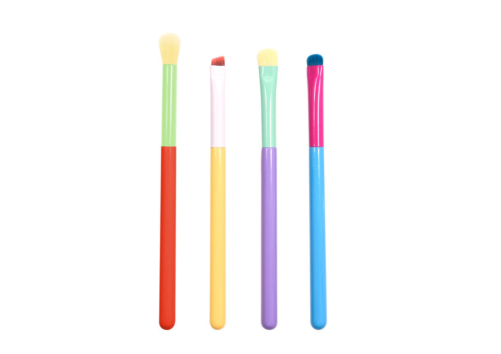 Miniso Rainbow Series Eye Makeup Brush Set (4 Pcs)