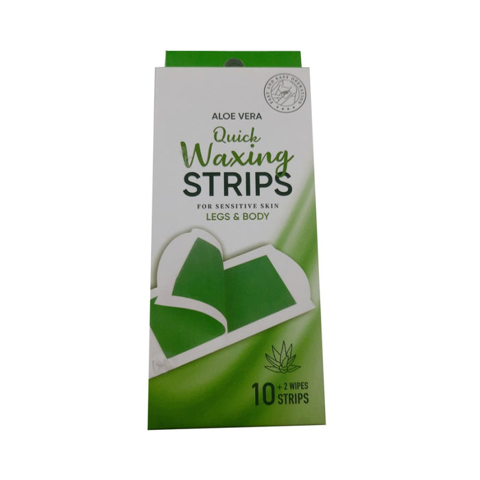 Miniso Quick Waxing Strip 10 Strips(Aloe Vera)