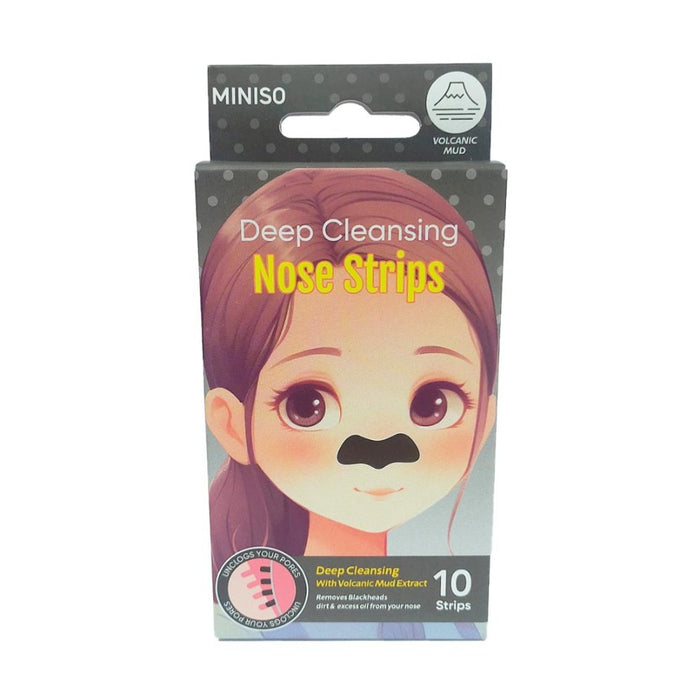 Miniso Deep Cleansing Nose Strips(Volcanic Mud)