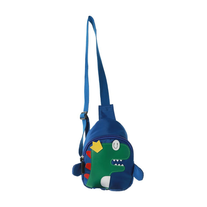 Miniso Colored Dinosaur Waist Crossbody Bag(Blue)