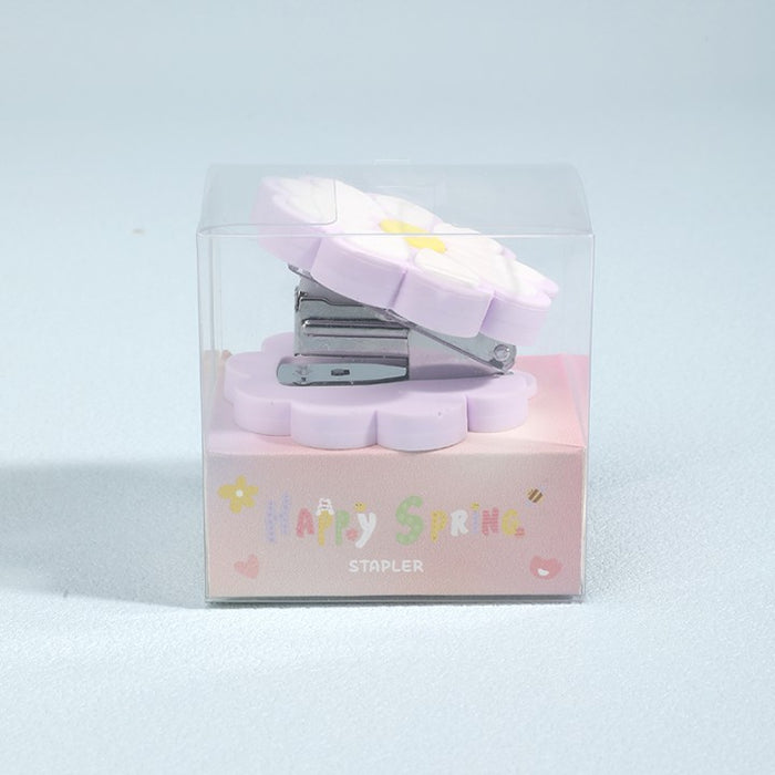 Miniso Spring Series Mini Stapler Set (Flower) PDQ