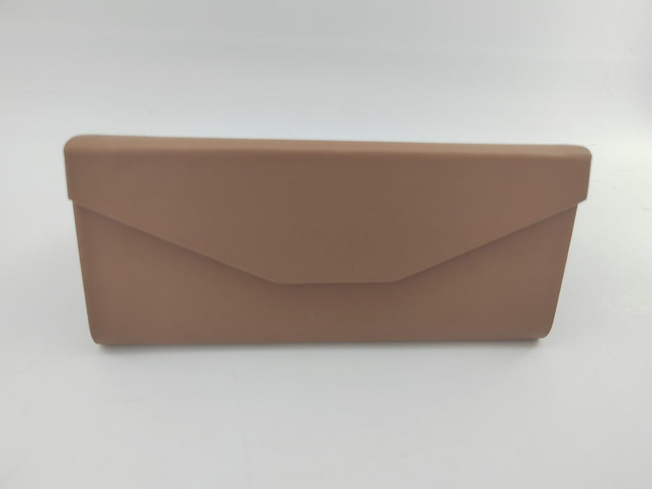Miniso Triangle Foldable Eyeglass Case Brown