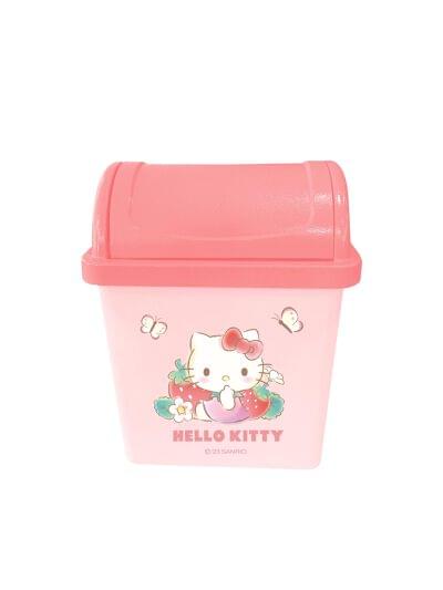 Miniso Sanrio Character Strawberry Collection Desk Trash Can (Hello Kitty)