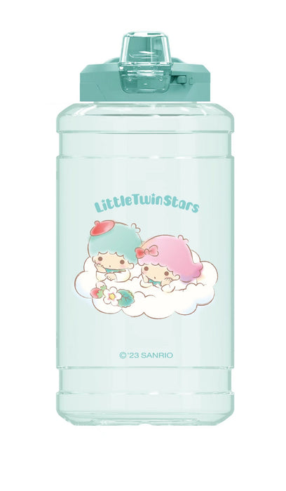 Miniso Sanrio characters Strawberry collection Plastic Bottle with Auto Flip Lid Little Twin Star