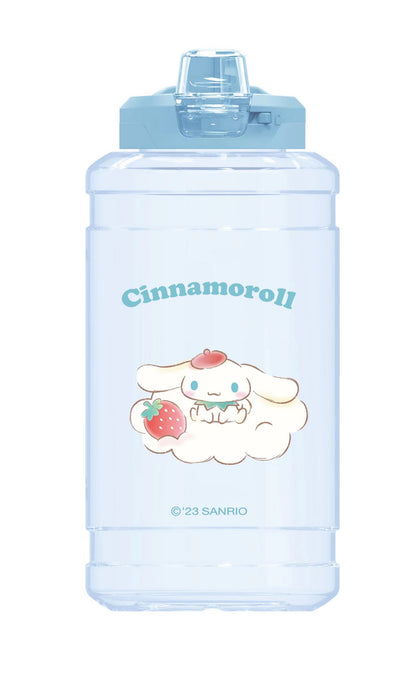 Miniso Sanrio characters Strawberry collection Plastic Bottle with Auto Flip Lid Cinnamoroll