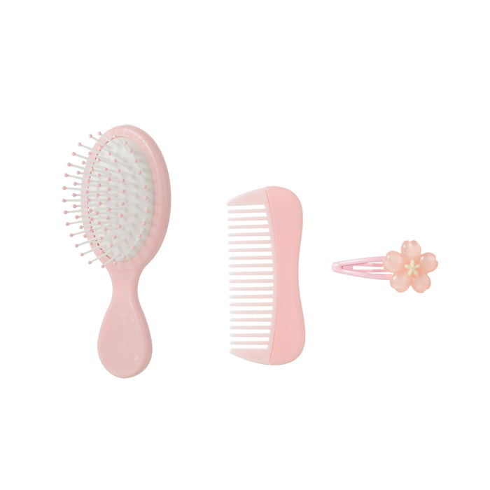 Miniso Sakura Blossom Series Mini Hair Brushes Set
