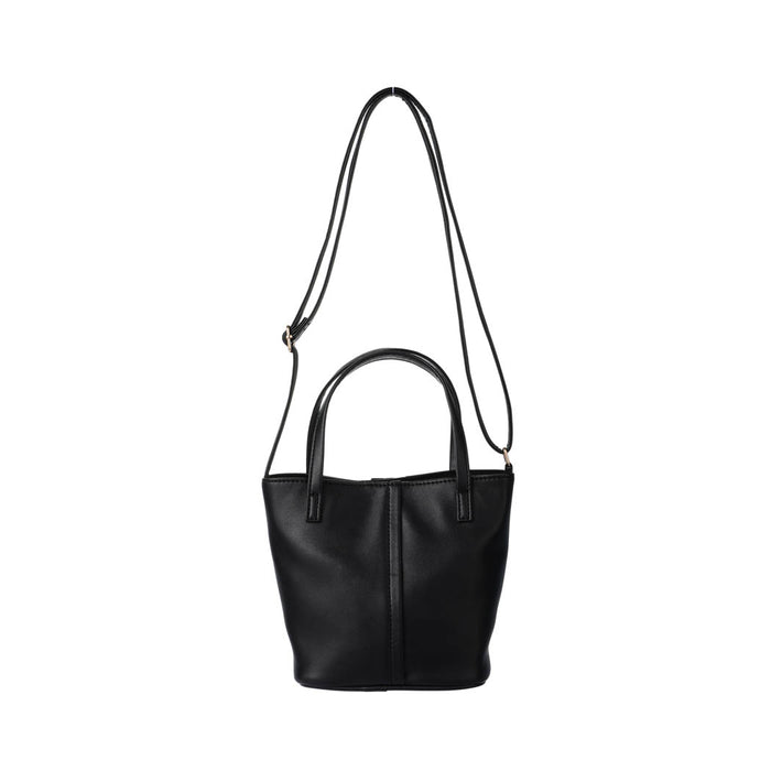 Miniso Minimalist Crossbody Tote Bag for Commuting(Black)