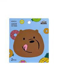 Miniso We Bare Bears Collection Coaster 2 Pcs