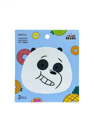 Miniso We Bare Bears Collection Coaster 2 Pcs