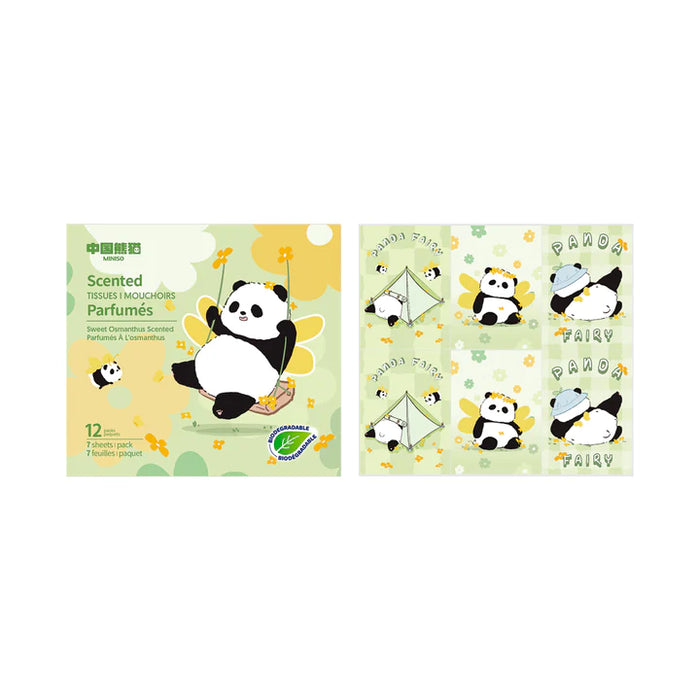 MINISO China Panda Tissues 12 Packs