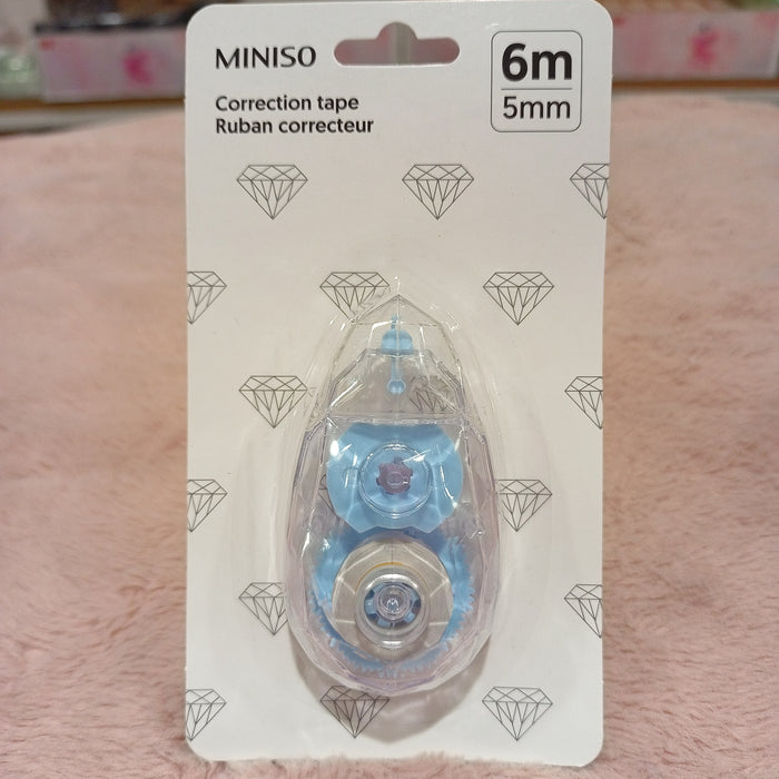 Miniso WT-606B Diamond-Shaped Correction Tape 5mm*6m(Blue)