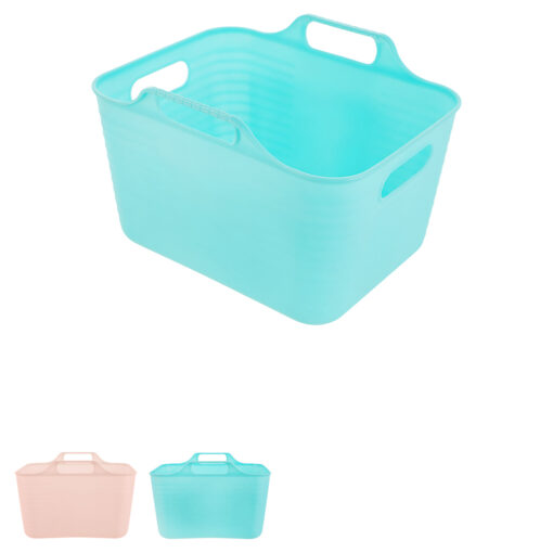 Miniso PE Soft Storage Basket (Blue)