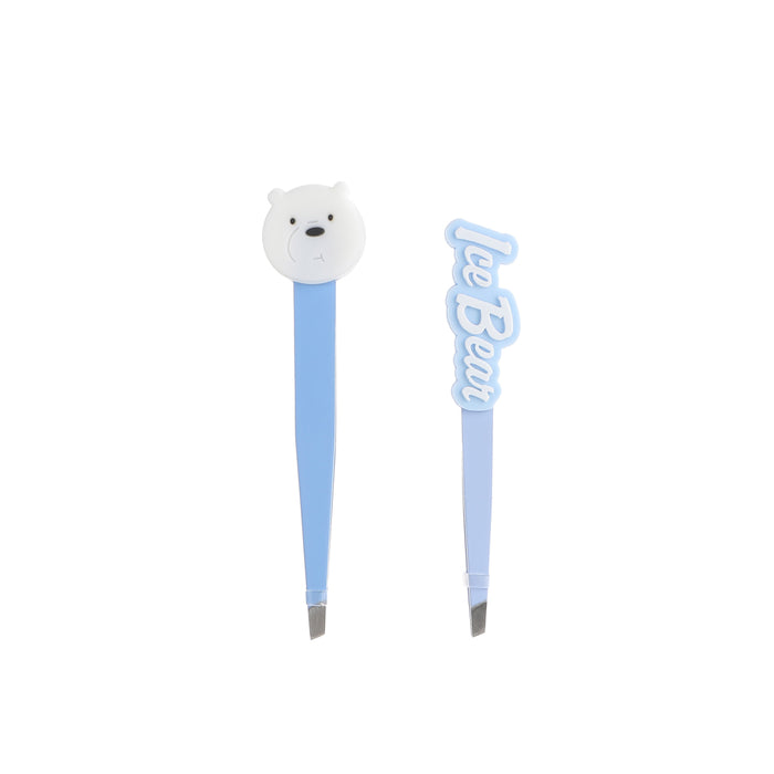 Miniso We Bare Bears Collection 5.0 Eyebrow Tweezer Set (Ice Bear)