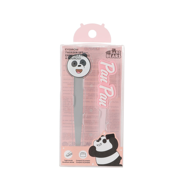 Miniso We Bare Bears Collection 5.0 Eyebrow Tweezer Set (Panda)