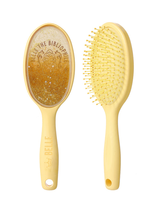 Miniso Disney Princess Collection Oval Massaging Paddle Brush with Glitter Powder