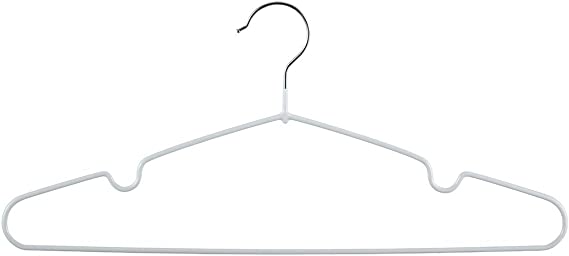 Miniso Matte Anti Slip Clothes Hanger 6pcs,XL (Gray)