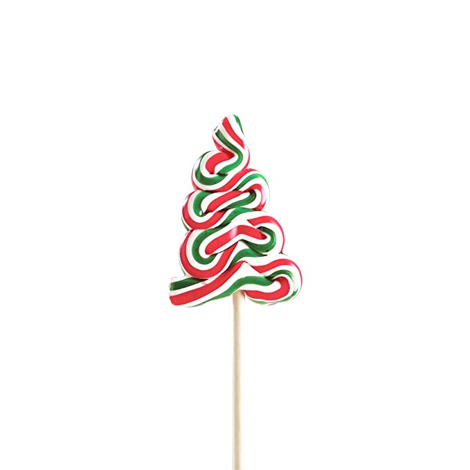 Zubi Christmas Tree Lollipop (Strawberry)