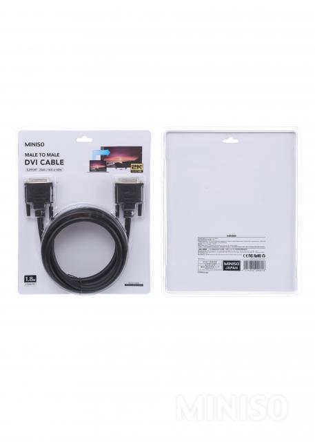 Miniso Male to Male DVI Cable (1.8m)