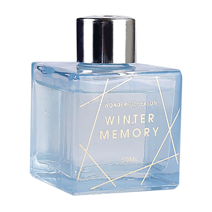 MINISO Wonderful Season Candle & Reed Diffuser Gift Box for Men&Women(Winter Memory)