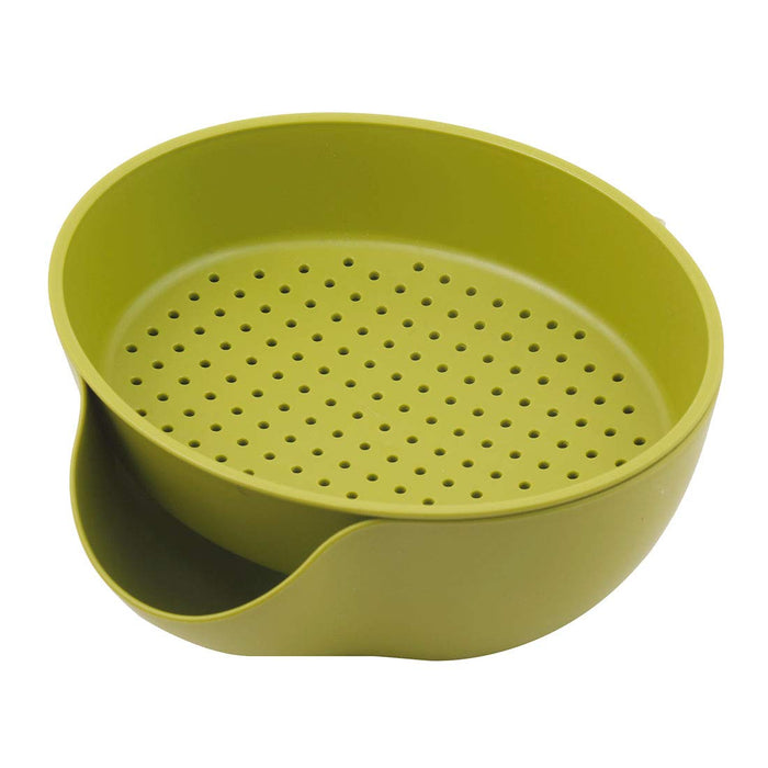 MINISO Double layer Fruit Strainer (Green)